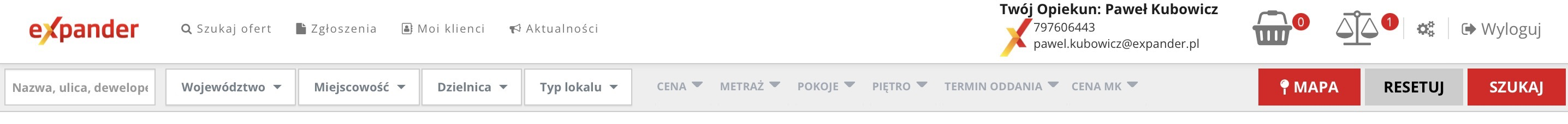 Lista inwestycji